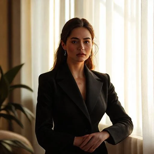 Abstract depiction of complex urban skyline at night with subtle, shadowy figures, connected by glowing geometric lines.